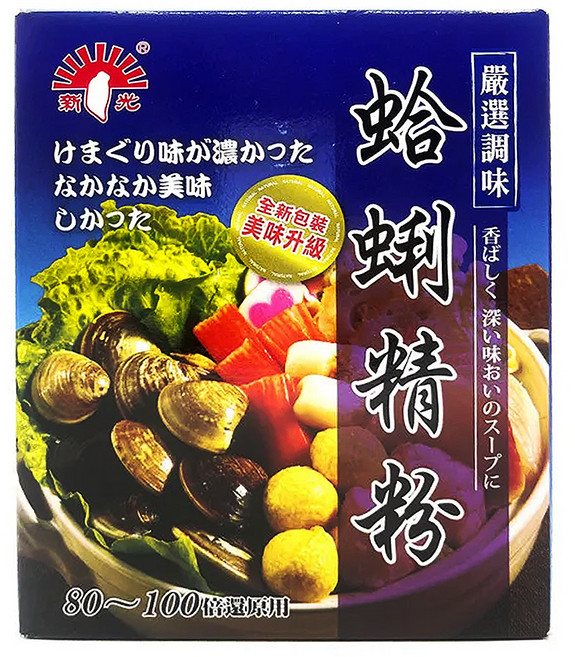 新光洋菜 蛤蜊精粉, 600g, 1盒