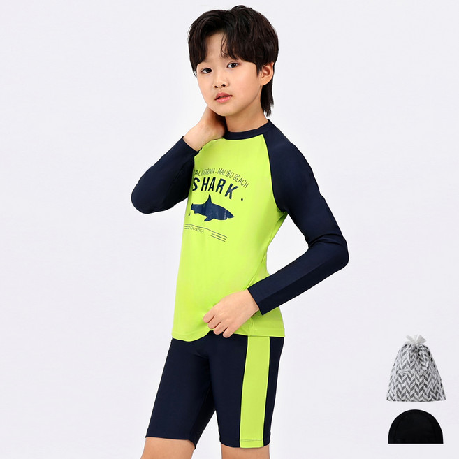 아쿠아티카 아동용 래쉬가드 바지 2피스세트 AQA314