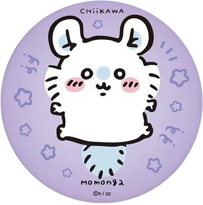 YENDAR 研達 Chiikawa 吉伊卡哇 吸水杯墊, 小桃鼠 紫色, 1個