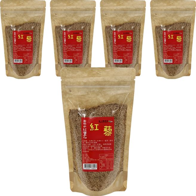 池上鄉農會 脫殼紅藜, 250g, 5包