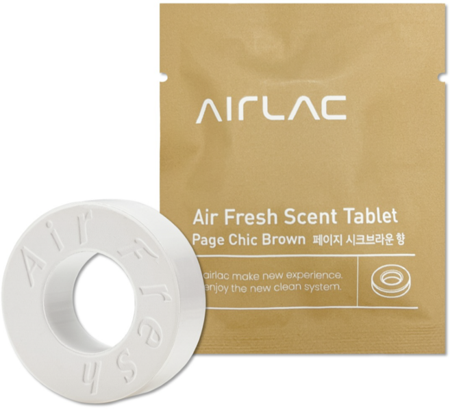 에어락 향기타블렛 페이지 시크 브라운, 7g, 1개, 페이지 시크브라운 향