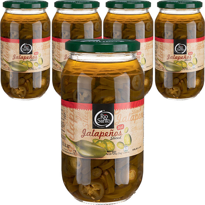 리오산토 할라페뇨 슬라이스, 950g, 5개