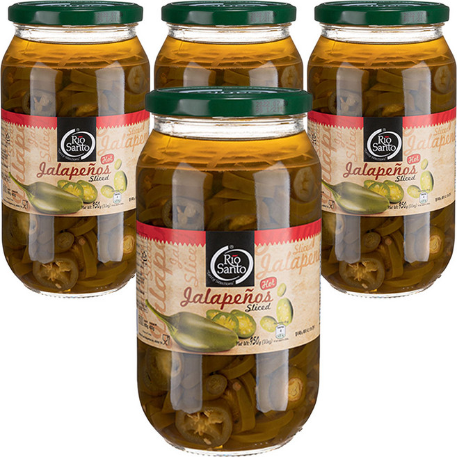 리오산토 할라페뇨 슬라이스, 950g, 4개