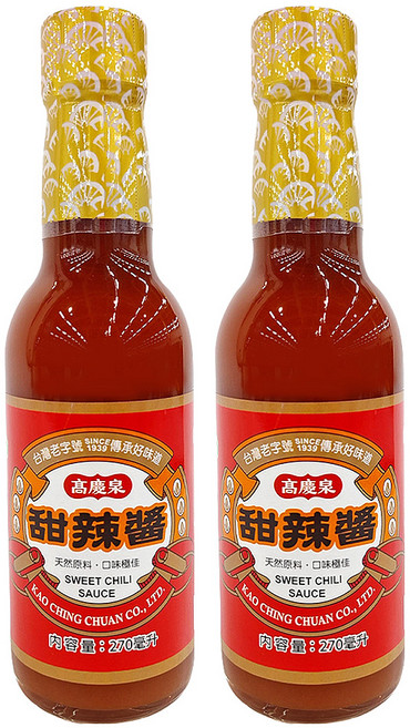 高慶泉 甜辣醬, 270ml, 2瓶