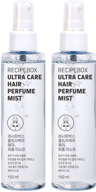 레시피박스 울트라케어 퍼퓸 헤어미스트, 2개, 150ml
