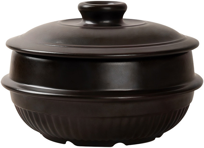 해피정 진뚝배기 직화찌개솥 해장기A 뚜껑형 3호, 15.5cm, 1개