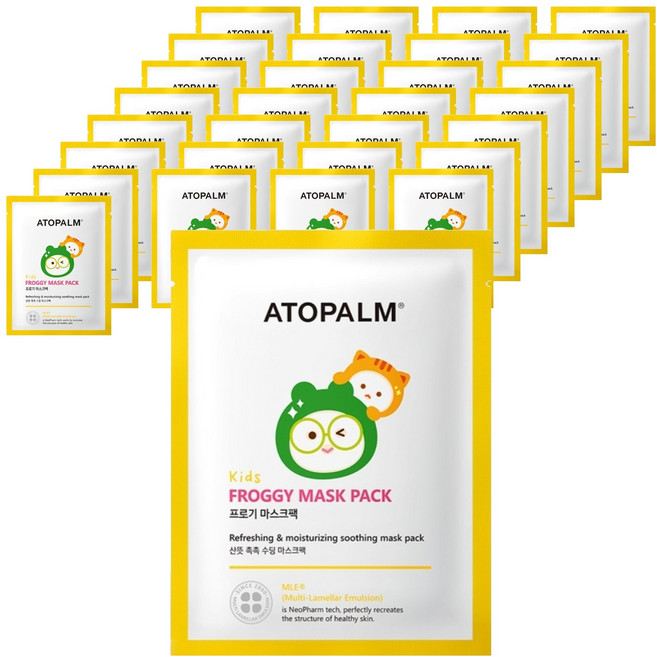 ATOPALM 愛多康 兒童 Pro-gy 面膜, 15g, 30個