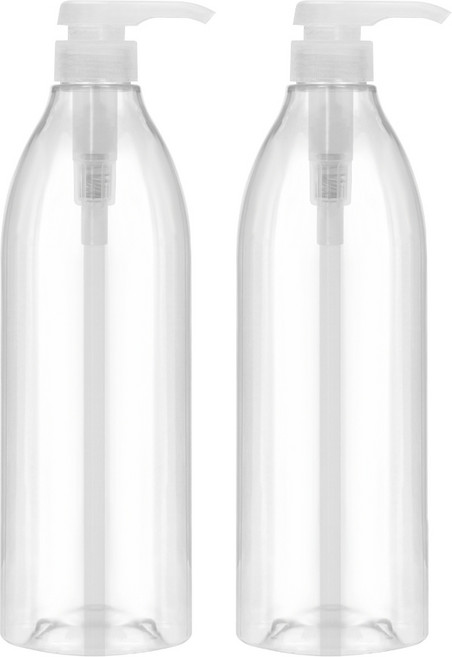 병도매닷컴 투명 디스펜서 캡 DP 1000ml, 2개