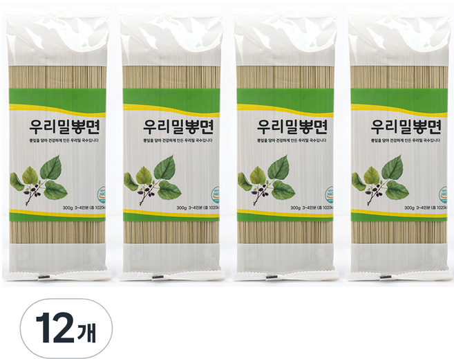 이레농원 우리밀 뽕면, 300g, 12개