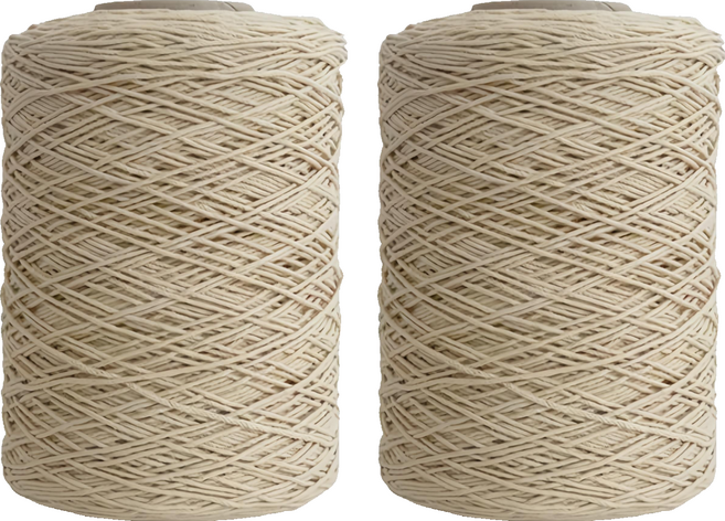동방 18합 색사 뜨개실, 연한볏짚색, 2개
