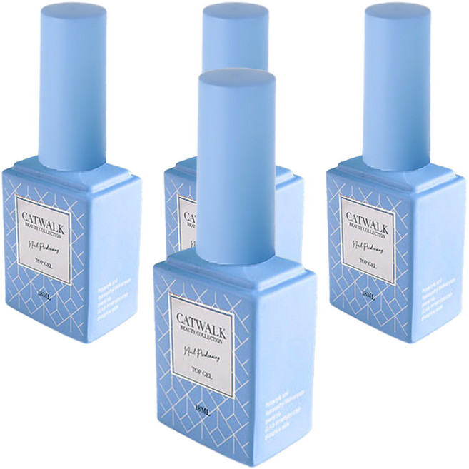 캣워크 탑 젤, 4개, 18ml