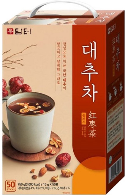 Damtuh 丹特 紅棗茶 Plus, 15g, 50條, 1盒
