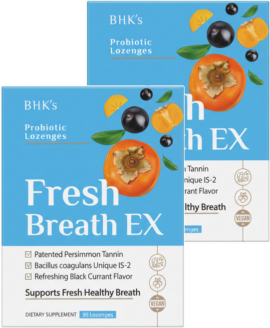 BHK's 益菌淨口錠EX, 90顆, 0.3g, 2盒