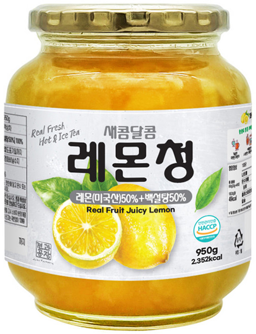 견과공장 레몬청, 950g, 1개입, 1개