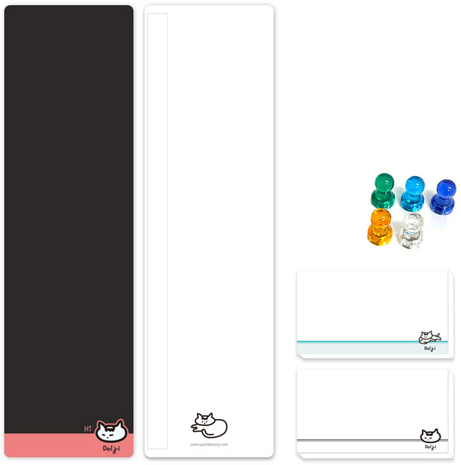 판다몽 자석 모니터 풀세트 MON 6 돌지 레드, 좌측용 + 우측용