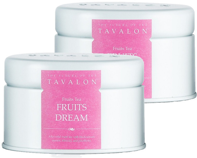 TAVALON Fruits Dream綜合水果花草茶, 54g, 1罐, 2罐