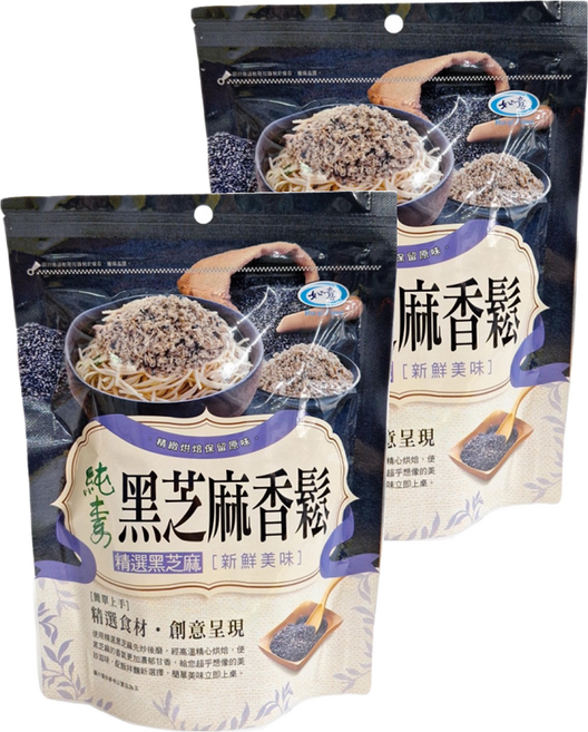 如意 黑芝麻香鬆, 220g, 2包