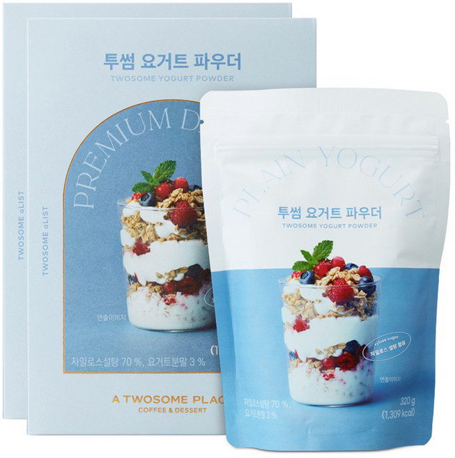 aLIST 투썸 요거트 파우더, 320g, 1개입, 2개