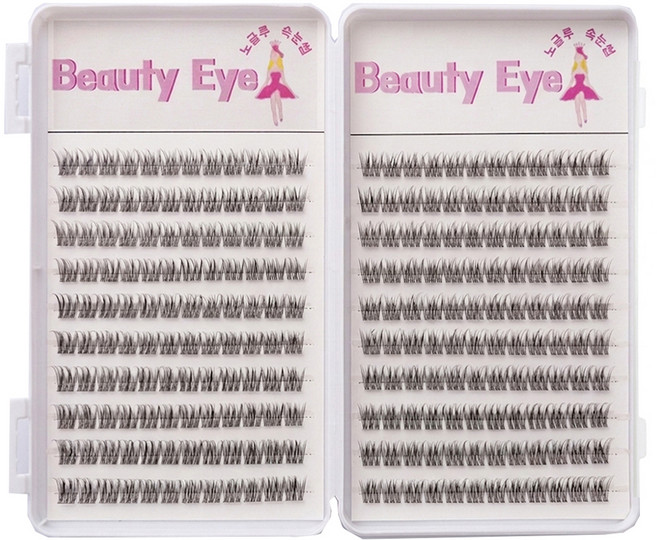 마켓감성 뷰티아이 인조 속눈썹 B01 240p, 1개, 검정색