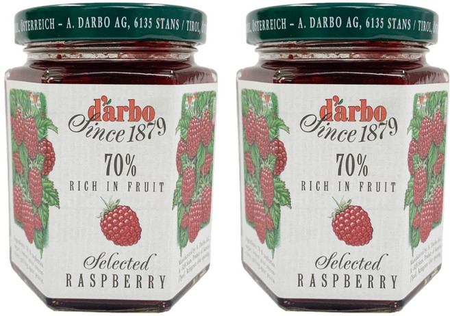 다보 라즈베리잼, 200g, 2개