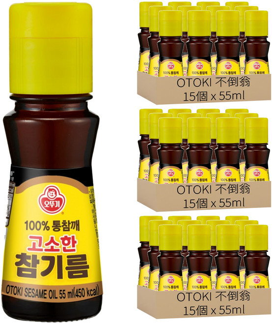 OTOKI 不倒翁 芝麻油, 45個, 55ml