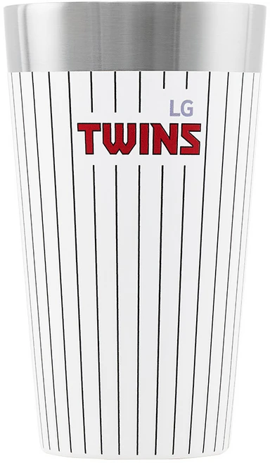 스탠리 1913 x LG트윈스 스태킹 파인트 텀블러, 엘지 스트라이프, 1개, 473ml - 쿠팡