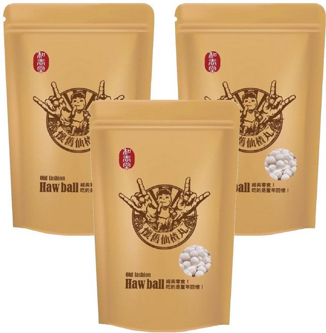 麗紳和春堂 孩子王懷舊仙楂丸, 100g, 3包
