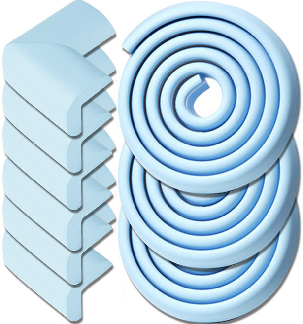 원더파파 엠보싱 모서리보호대 3p + 코너보호대 6p 세트, 1세트, 스카이