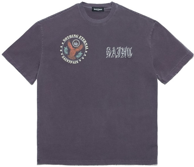 세인트페인 피죤 피그먼트 반팔 티셔츠