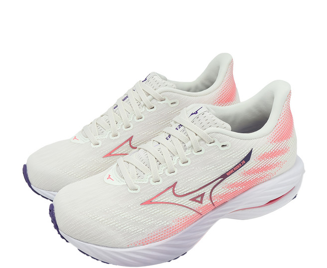 Mizuno 美津濃 女款 WAVE RIDER28 4E寬楦 慢跑鞋 J1GD240675