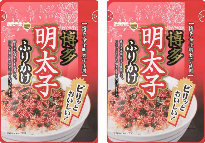 日本海水 明太子辣味拌飯料, 2個, 25g