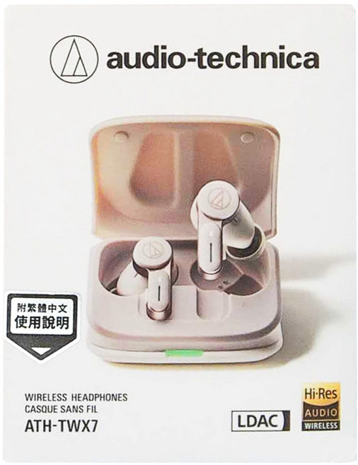 audio-technica 鐵三角 無線耳機 藍牙耳機 原廠保固, ATH-TWX7, 白色
