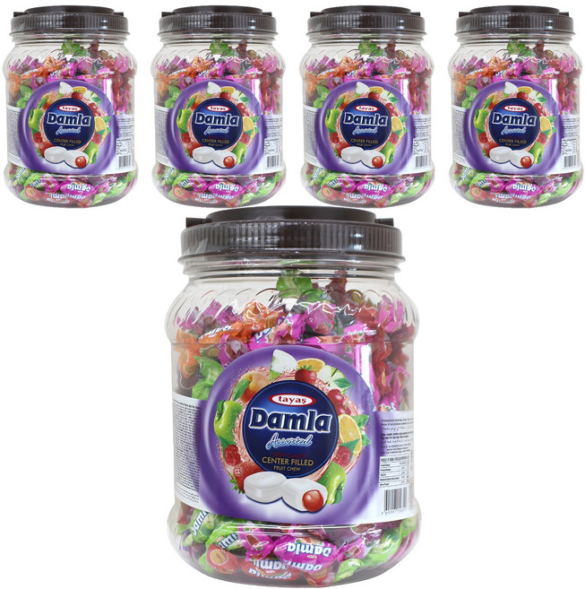 타야스 담라 츄이 캔디, 850g, 5개