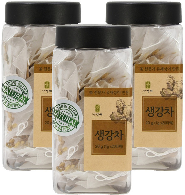 자연애 생강차, 1g, 20개입, 3개
