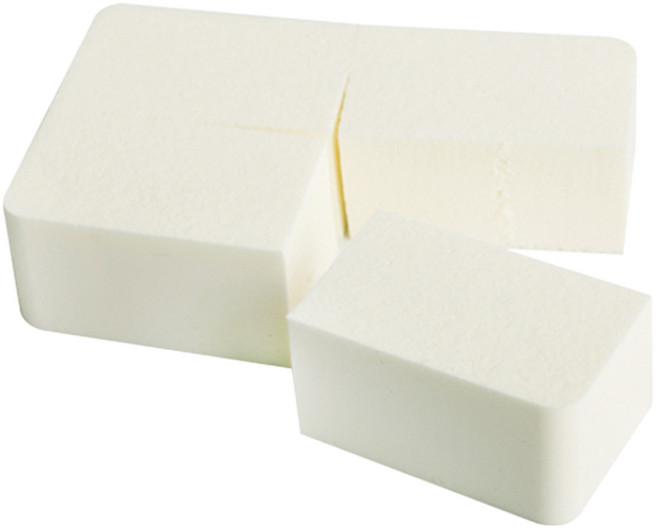 머스테브 프로 메이크업 스펀지 블록 4P, 화이트, 1개