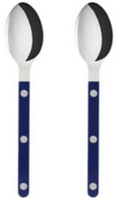 사브르 비스트로 샤이니 티스푼 15.5cm, 네이비, 2개