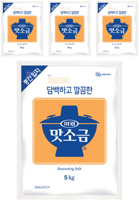 미원 맛소금, 5kg, 4개