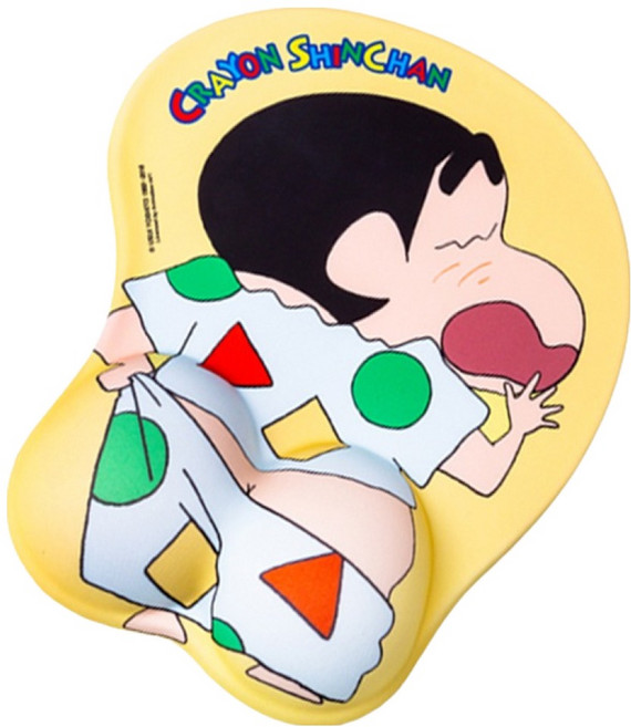 크레용신짱 짱구 손목보호 젤패드 일체형 마우스패드 2 CYS-WP02, 잠옷, 1개