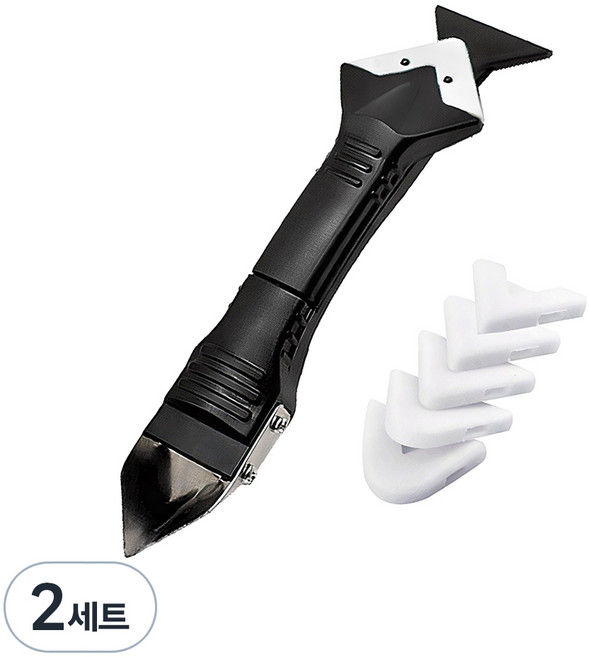 바벨롭 스틸 실리콘 제거기 스크래퍼 3in1 세트, 2세트