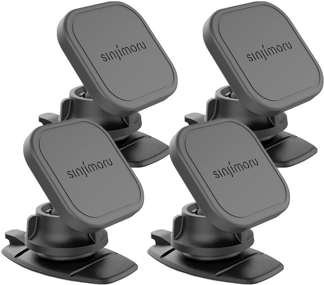 신지모루 마그네틱 대쉬보드 차량용 핸드폰 거치대, 4개