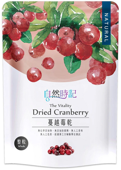 Nature Time 自然時記 蔓越莓乾 整粒, 1包, 200g
