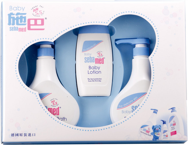 Baby sebamed 施巴 嬰幼兒大三件禮盒, 1組