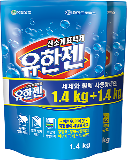Yuhangen 活氧漂白粉 補充包, 1.4kg, 2包