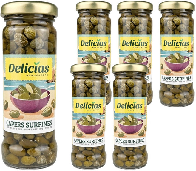 델리시아스케이퍼 절임, 100g, 6개