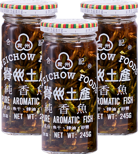 合記貴州 貴州純香魚 大, 245g, 3罐