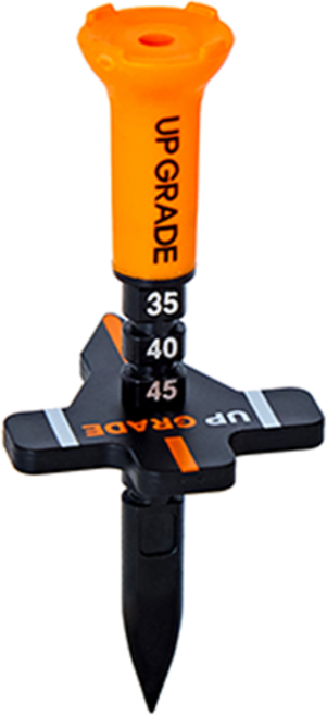 업그레이드 높이조절 에이밍 눈금골프티꽂이, 주황, 1개