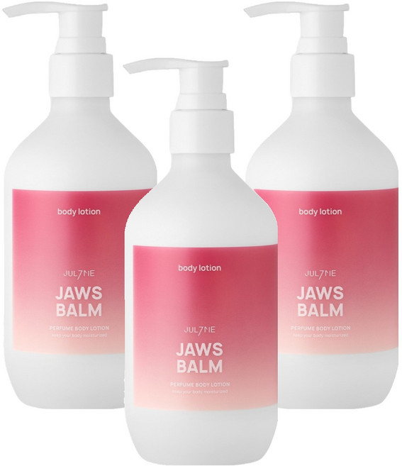 줄라이미 퍼퓸 바디로션 죠스 밤, 3개, 300ml