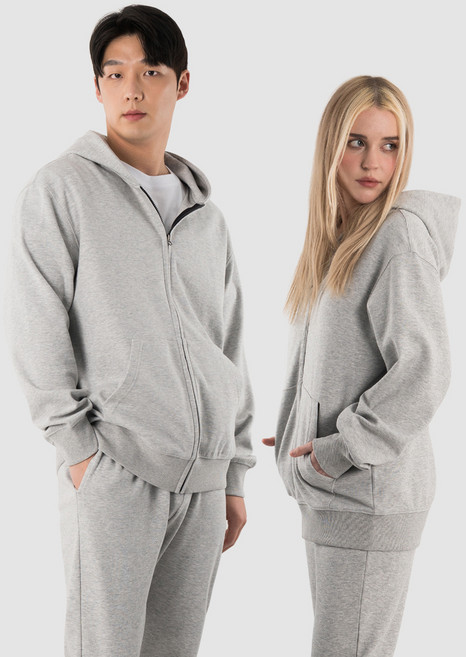 아르메데스 남녀공용 특양면 프리미엄 후드 집업 AR-515