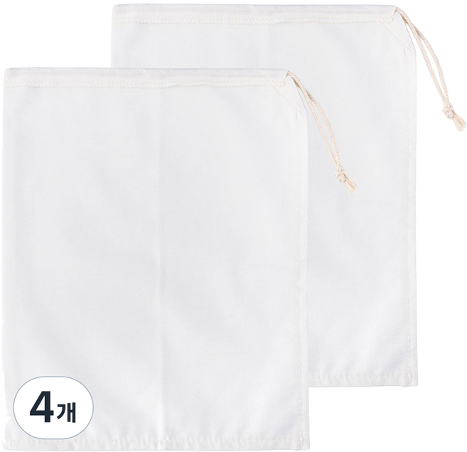 코멧 순면 주머니, 4개