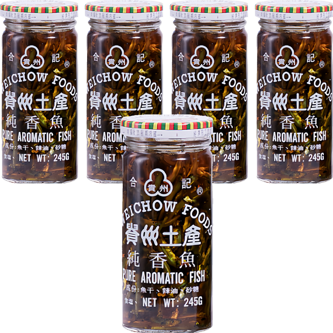 合記貴州 貴州純香魚 大, 245g, 5罐